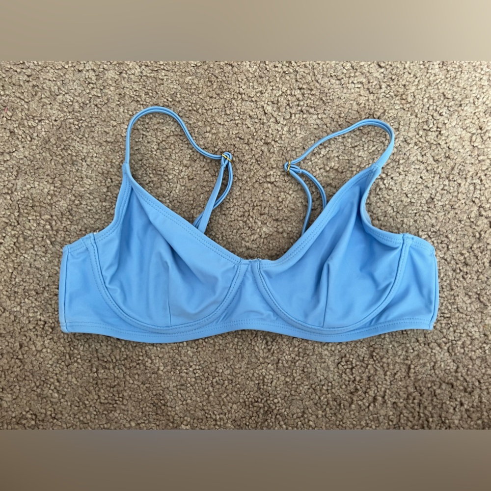 Blue Swimsuit Top